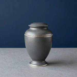 Grace Slate Brass Urn